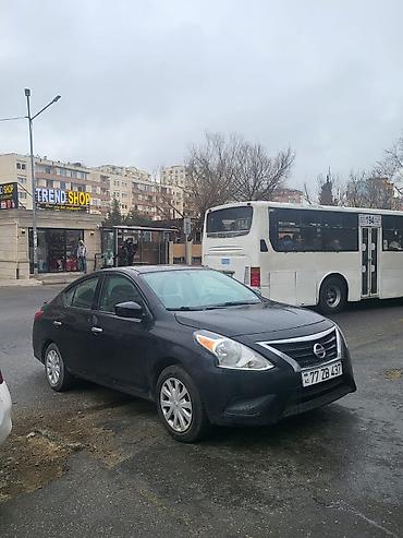 vaz 2017: Nissan Versa (sedan), qara rəng. - Kuzov: 4 qapılı, aerodinamik — 2