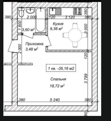Продажа домов: 1 комната, 35 м², Индивидуалка, 2 этаж, ПСО (под самоотделку)