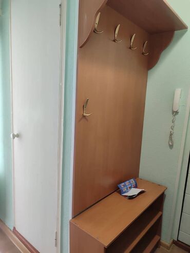 бишкек продажа квартир: 1 комната, 38 м², 105 серия, 2 этаж, Евроремонт