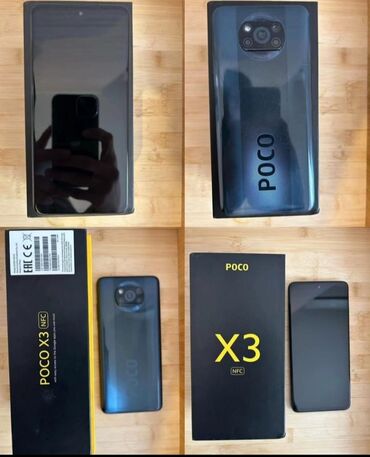 pocophone f3: Poco X3 NFC, 128 GB, rəng - Göy, Face ID, Sənədlərlə