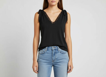 t shirty damskie z napisem: Hennes, Топ жіночий, розмір L