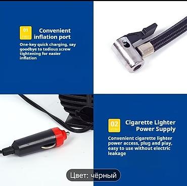 tezyiq: Mini hava kompressoru – 12V avtomobil çakmağı (siqaret alışdırıcısı) — 9