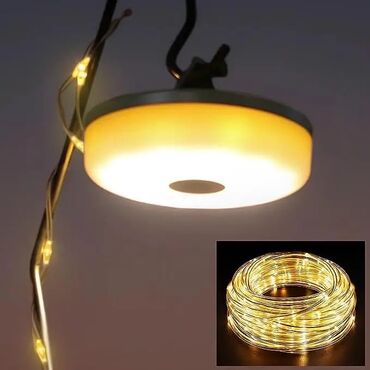Lent lampalar: Cadir feneri teze mallar 🔺usb zaryadka yigir 🔺8 metr led snurlu fener