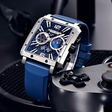 Ručni satovi: PAGANI DESIGN PD-1725 - 42mm - Plava Potpuno nov muški sat PAGANI — 1