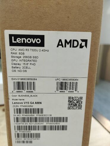 amd ryzen 5 3600 baku: Lenovo 15.6 ", AMD Ryzen 3, 256 GB