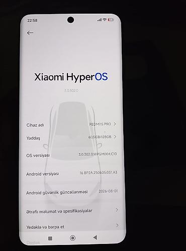 Мобильные телефоны и аксессуары: Xiaomi 15 Pro, 128 ГБ, цвет - Серый, 
 Отпечаток пальца — 3