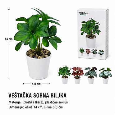 KMT Mini saksijska biljka keramički posuda 702350 - Tip: Veštačka
