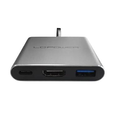 Doking stanice: LC-Power USB-C mini docking adapter (3-u-1) - Priključak: USB-C (kabl — 2