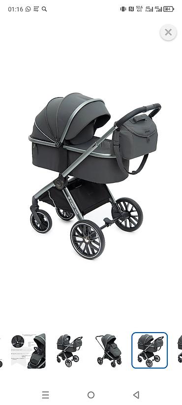 Коляски: Коляска, цвет - Черный, Б/у — 7