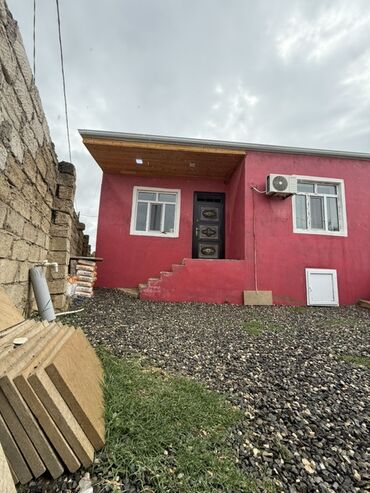 частные дома в баку продажа: 1 mərtəbəli həyət evi - Plan: ön girişli, pilləkənlə qaldırılmış