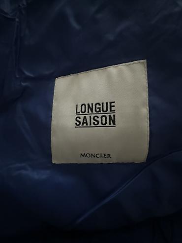 Утепленные жилеты: ОРИГИНАЛ Жилетка Moncler, синяя, стёганая - Классический пуховый — 5