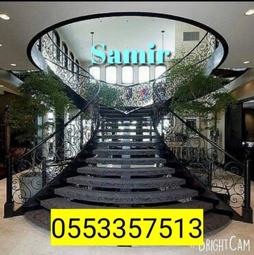 paslanmayan demir: Yeni Stair railing, Dəmir
