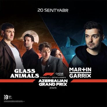 Информатика: Martin Garrix, Glass Animals konsert bileti 
Ayaqüstü zona