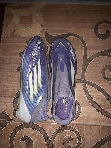 Бутсы: Футбольные бутсы без шнурков Adidas X Speedflow+ (линейка F50). Размер — 1