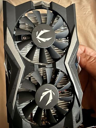 монитор срочно: Видеокарта для ПК, Б/у, ZOTAC, GeForce GTX, 4 ГБ — 1