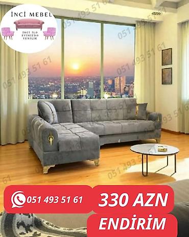 Divanlar: Künc divan, Yeni, Açılan, Bazalı, Parça, Şəhərdaxili pulsuz çatdırılma — 1