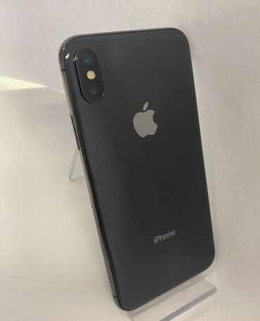Apple iPhone: IPhone X, Б/у, 256 ГБ, Защитное стекло, Чехол, Кабель, 85 %