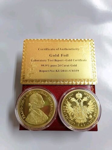 Monete: 🪙🪙🪙 Franc Jozef dukati 24K pozlata 🪙🪙🪙 🪙 Uz dukat dobijate Sertifikat