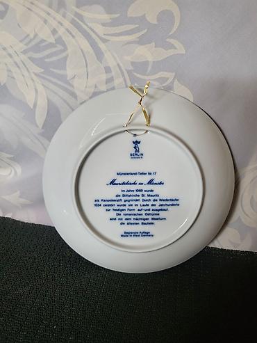 Figure: Novi nemacki tanjiri za na zid iz 70ih.godina. Berlin porcelan,novi — 11