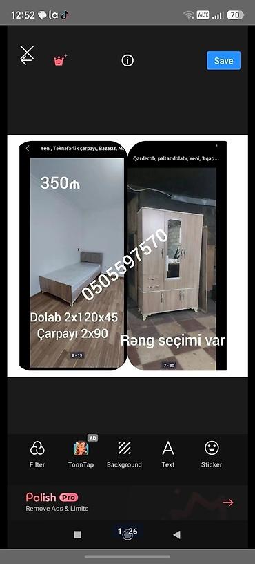 Uşaq və gənc otağı üçün dəstlər: Sifarişlə hazırlanır Rəng seçimi var ölçü seçimi var gənc yataq — 19