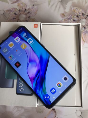 Xiaomi: Xiaomi, Redmi Note 9, Б/у, 64 ГБ, цвет - Синий, 1 SIM, 2 SIM