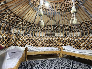 спальные кравать: Аренда юрты, Каркас Деревянный, 45 баш, Казан