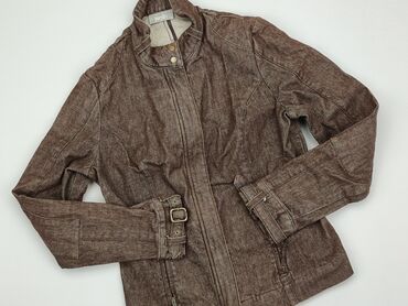 brązowa satynowe spódnice: Джинсова куртка жіноча, Wallis, M, стан - Дуже гарний