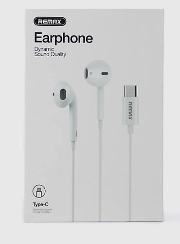 Медтовары: Проводные наушники Remax Earphone с разъёмом Type‑C. - — 1