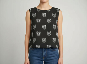 mohito t shirty wyprzedaż: Sinsay, Women`s top, size XS (EU 34)