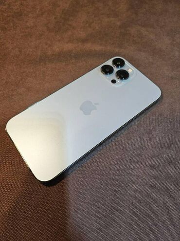 işlənmiş iphone 13: IPhone 13 Pro Max, 256 GB, Sierra Blue