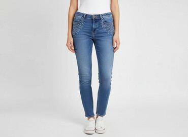 dżinsy push up z wysoką talią: Jeans for women, size XS
