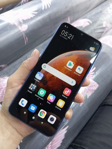 режим 9 т: Redmi, Redmi 9A, Б/у, 32 ГБ, цвет - Синий, 1 SIM, 2 SIM