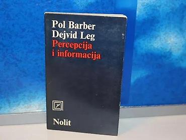 lanane: Percepcija i informacija pol barber dejvid leg1979 nolitmek povez 18 — 1
