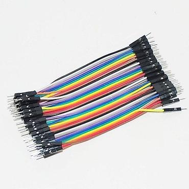 40 Pin Ayrılabilən Erkək-Erkək Jumper Kabel – 100 mm Layihələrinizdə