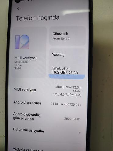 redmi note 9s 128: Redmi Note 9, 128 GB, rəng - Göy — 2