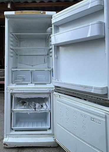 indesit: Холодильник Indesit, Б/у, Двухкамерный, De frost (капельный), 60 * 160 * — 2