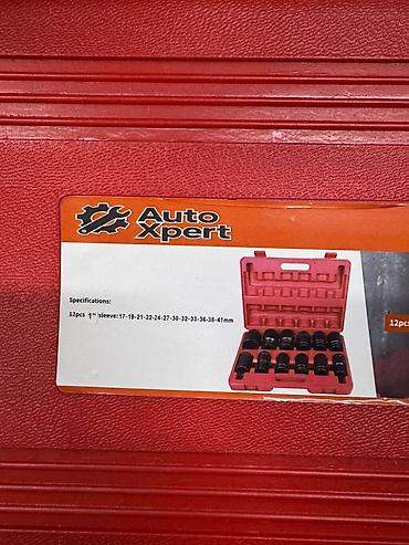 ударные головки: Набор ударных головок Auto Xpert, привод 1", в кейсе - Тип: ударные — 2