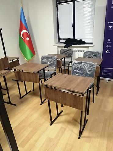 kafe stoları: Tədris kursları üçün stol stul dəstinin sexdən birbaşa satışı var — 8