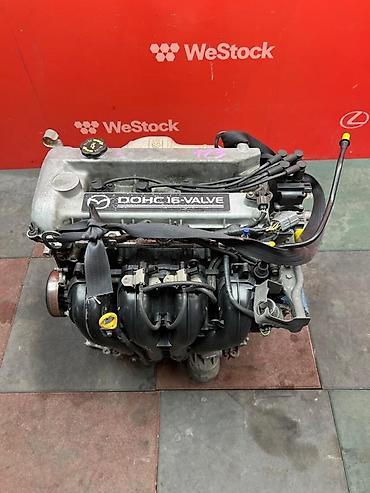 Двигатели, моторы и ГБЦ: Бензиновый мотор Mazda 2002 г., 2.3 л, Б/у, Оригинал, Япония — 6