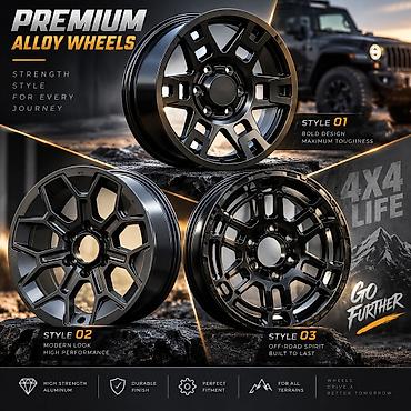 Литые Диски R 17 TRD, Комплект, отверстий - 6, Новый
