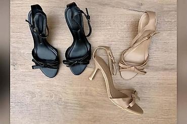 calvin klein 36: Elegantne ženske sandale/cipele na štiklu sa mašnom Brojevi 36-41 - — 2