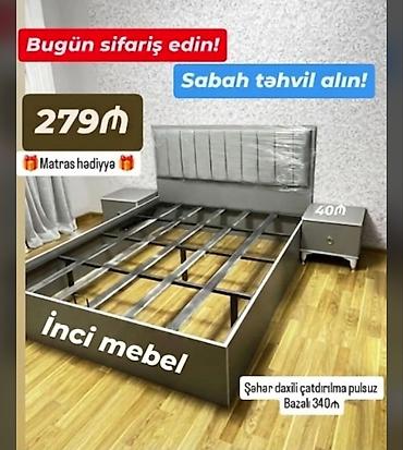embawood dolab: İkinəfərlik çarpayı, Azərbaycan, Yeni — 2