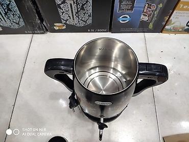 Samovarlar: Elektrik samovar Vegastar 4litr su 800 ml cay tutumlu 1850 watt — 2