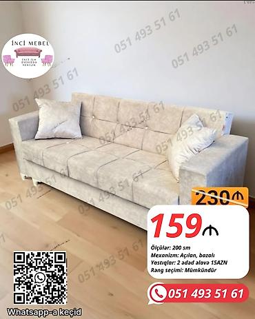 Divanlar: Divan-kravat, Yeni, Açılan, Bazalı, Parça, Rayonlara çatdırılma — 1
