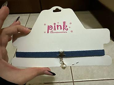 Brend: Pink Accessories Məhsul: Boyunbağı çoker - Material: mavi