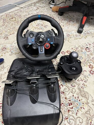 руль пс4: Игровой комплект руля с педалями и отдельным шестиступенчатым