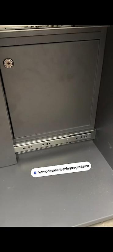 Komode: Komoda sa skrivenim pregradama Se izradjuje u Univera debljine 18mm — 11