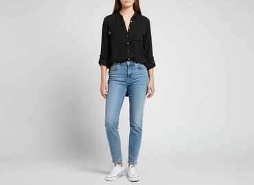 koszula z wiskozy reserved: PULL&BEAR, Сорочка жіноча, розмір L