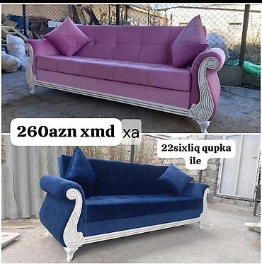 Klassik dizaynlı yumşaq divan - Rəng seçimləri: çəhrayı və tünd göy - lalafo.az -da Klassik dizaynlı yumşaq divan - Rəng seçimləri: çəhrayı və tünd göy -