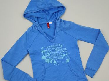 błękitne bluzki damskie: Damska Bluza, H&M, S, stan - Dobry